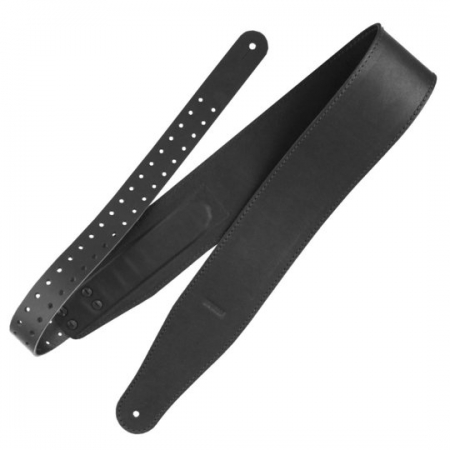 Richter Straps Raw V Nappa Black Strap, #1505